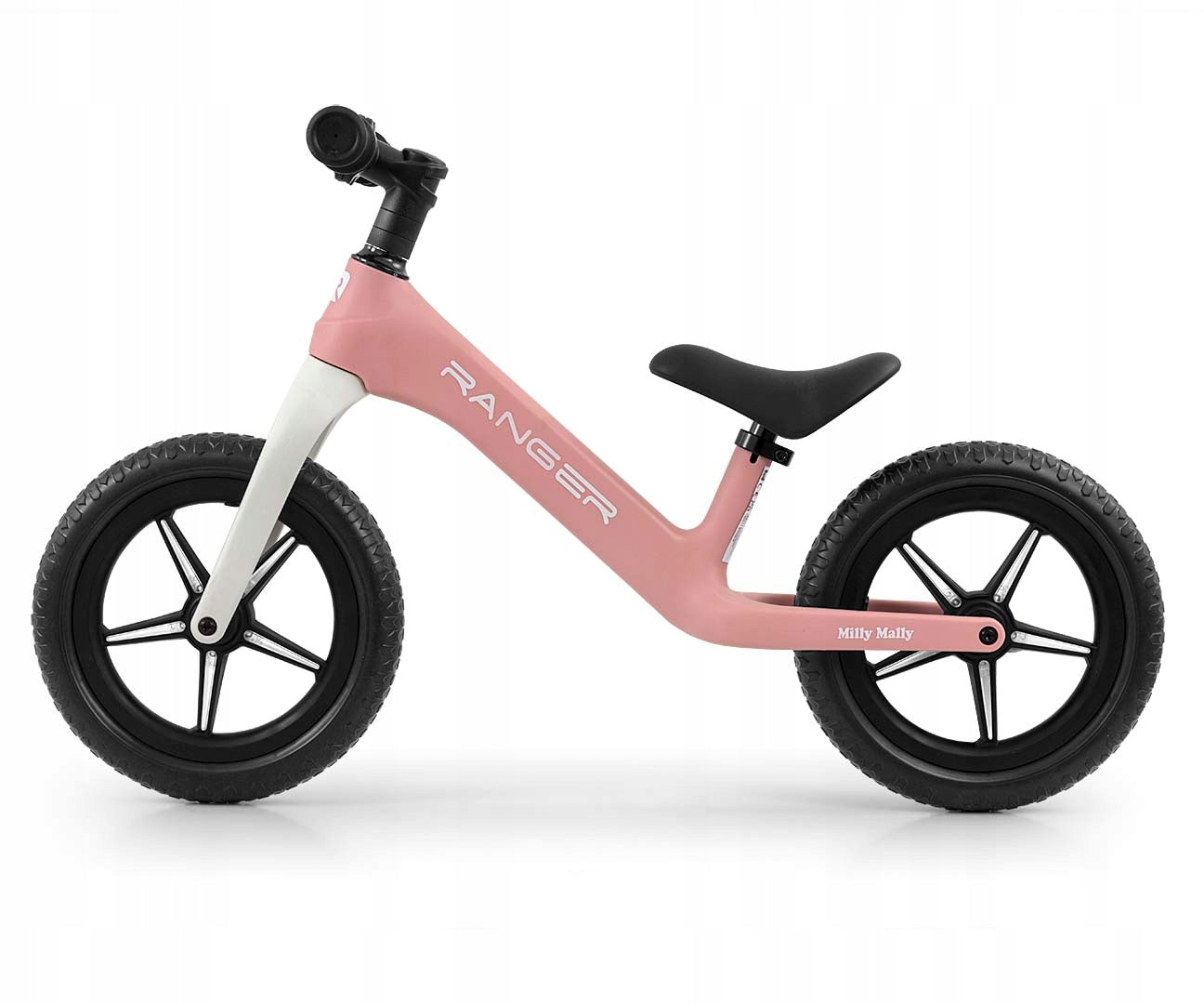 Bike 12 INCHES Running Luminous LED Wheels Gift for Girls 3 Year Old Manufacturer code Biegówka Pink + świecące koła