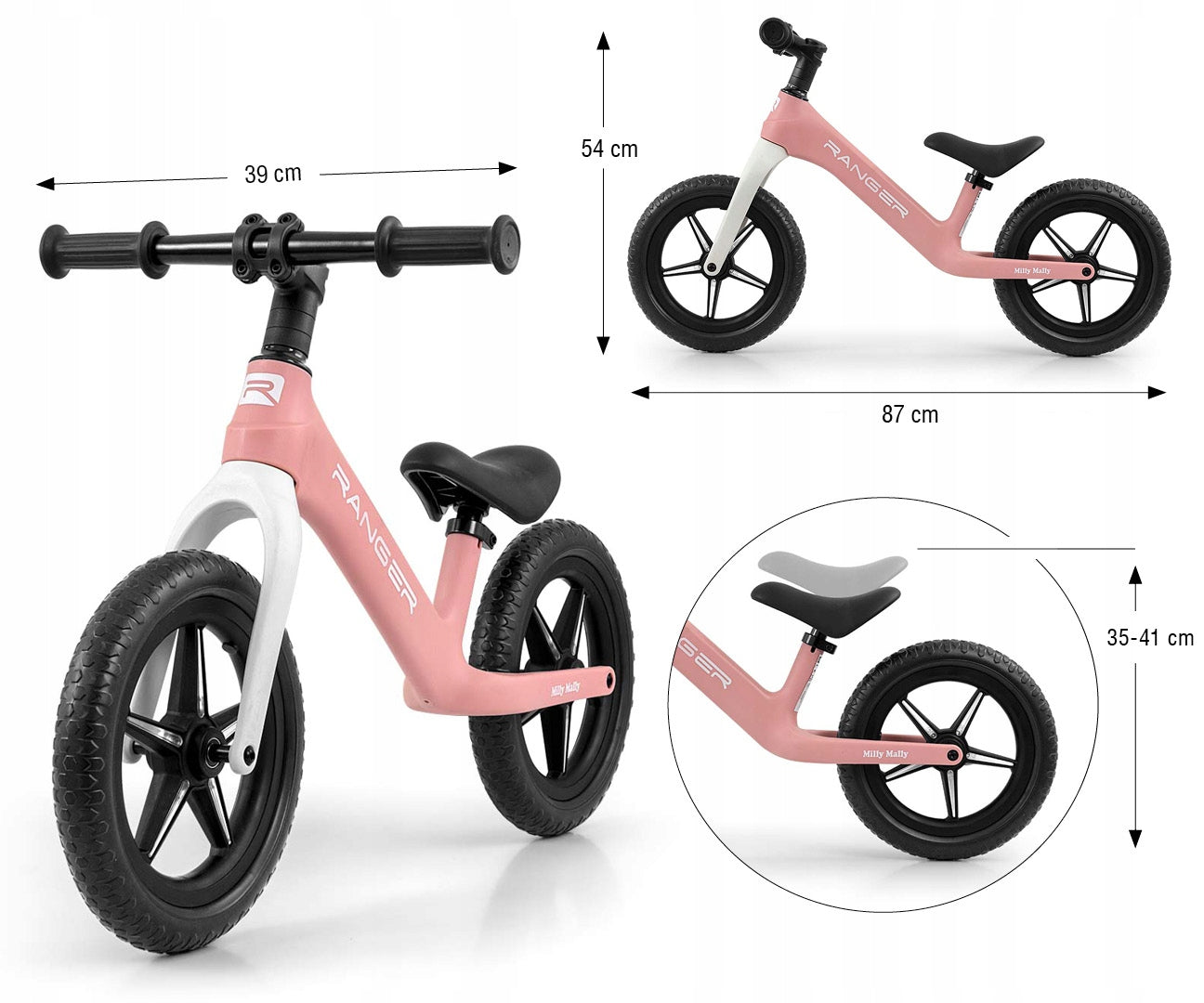 Bike 12 INCHES Running Luminous LED Wheels Gift for Girls 3 Year Old Packaging status original
