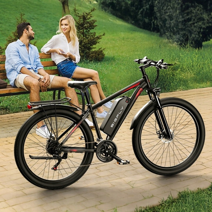 Bike BIGFLY C29 Electric Mountain MTB 29"*2,1" Shimano 21-speed 100HP Foldability partially assembled, calibrated