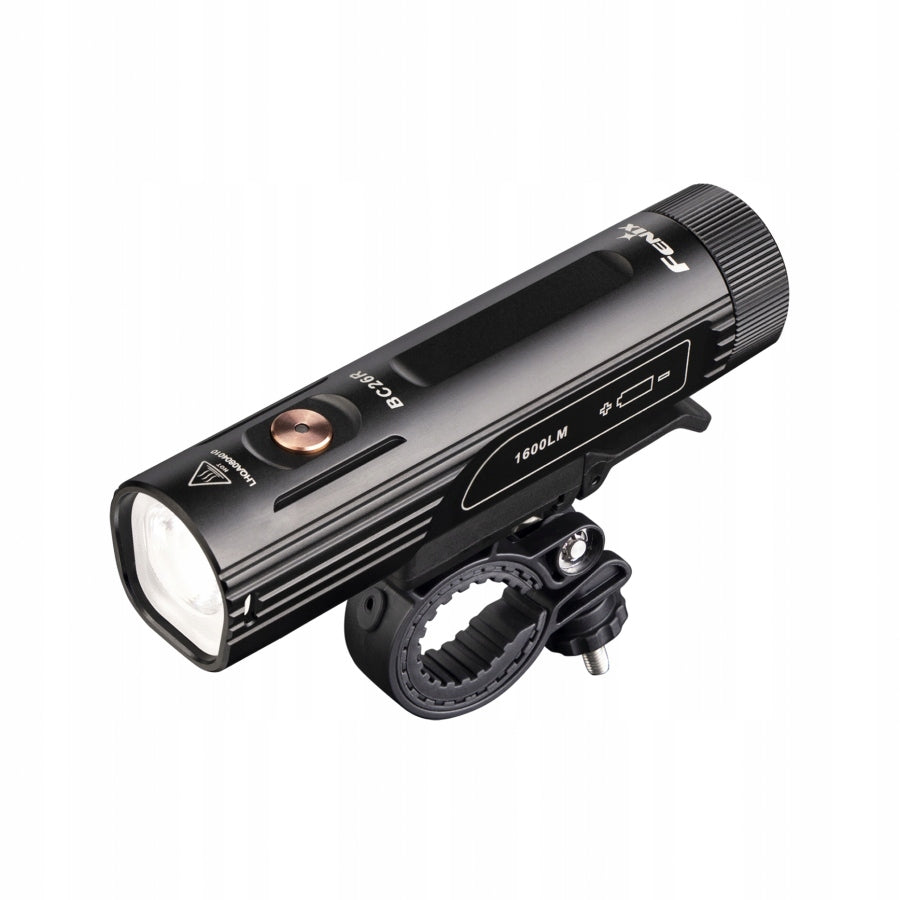 Bike Flashlight Fenix BC26R 1600lm 169m USB-C + Rechargeable Battery + Accessories