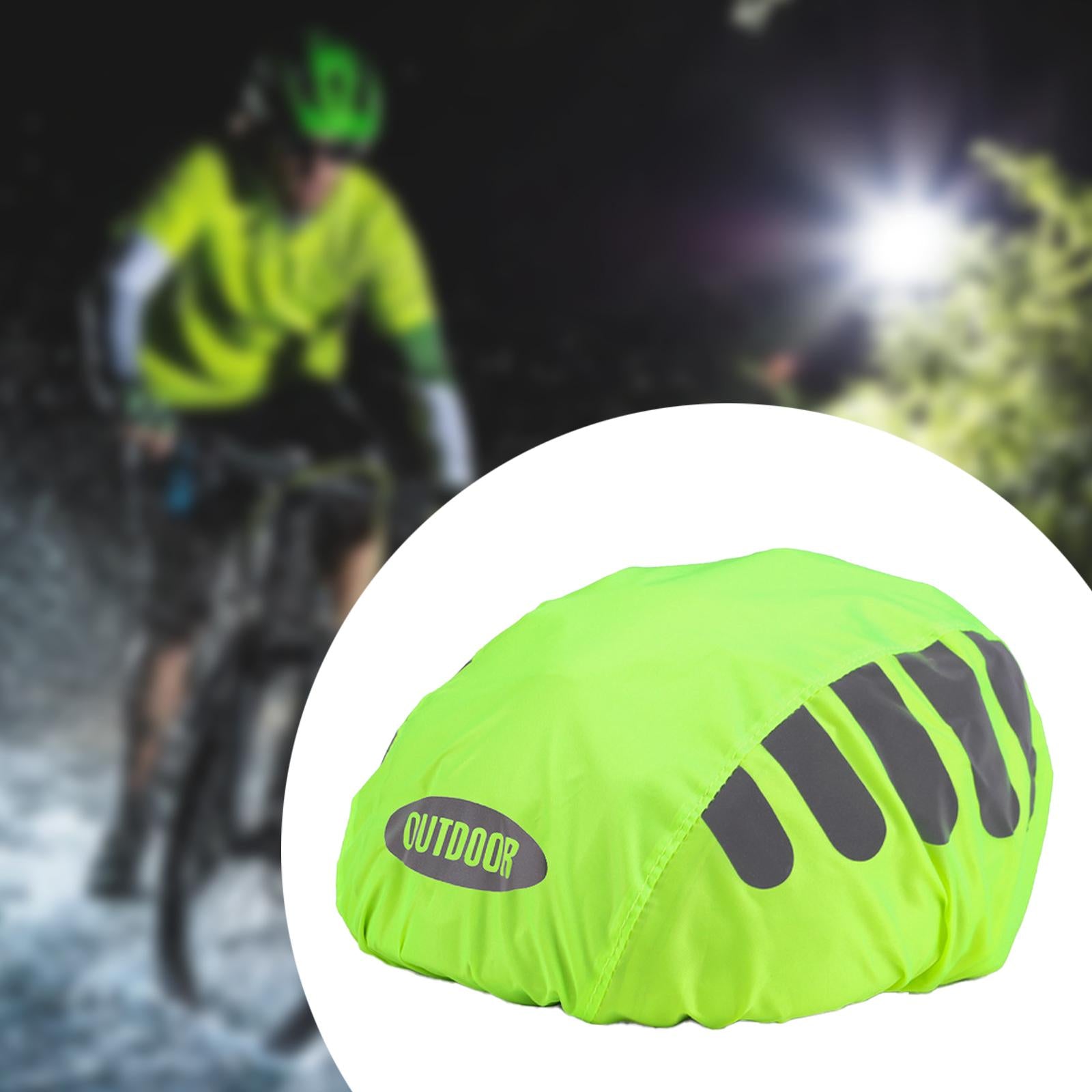 Bike Helmet Cover Dustproof Reusable Lightweight Bicycle Helmet Rain Green