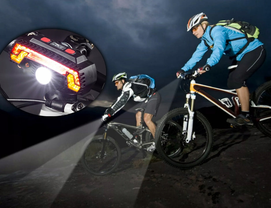 Bike Light 3in1 Indicator Flashlight Headlamp Workshop Lamp Packaging status original
