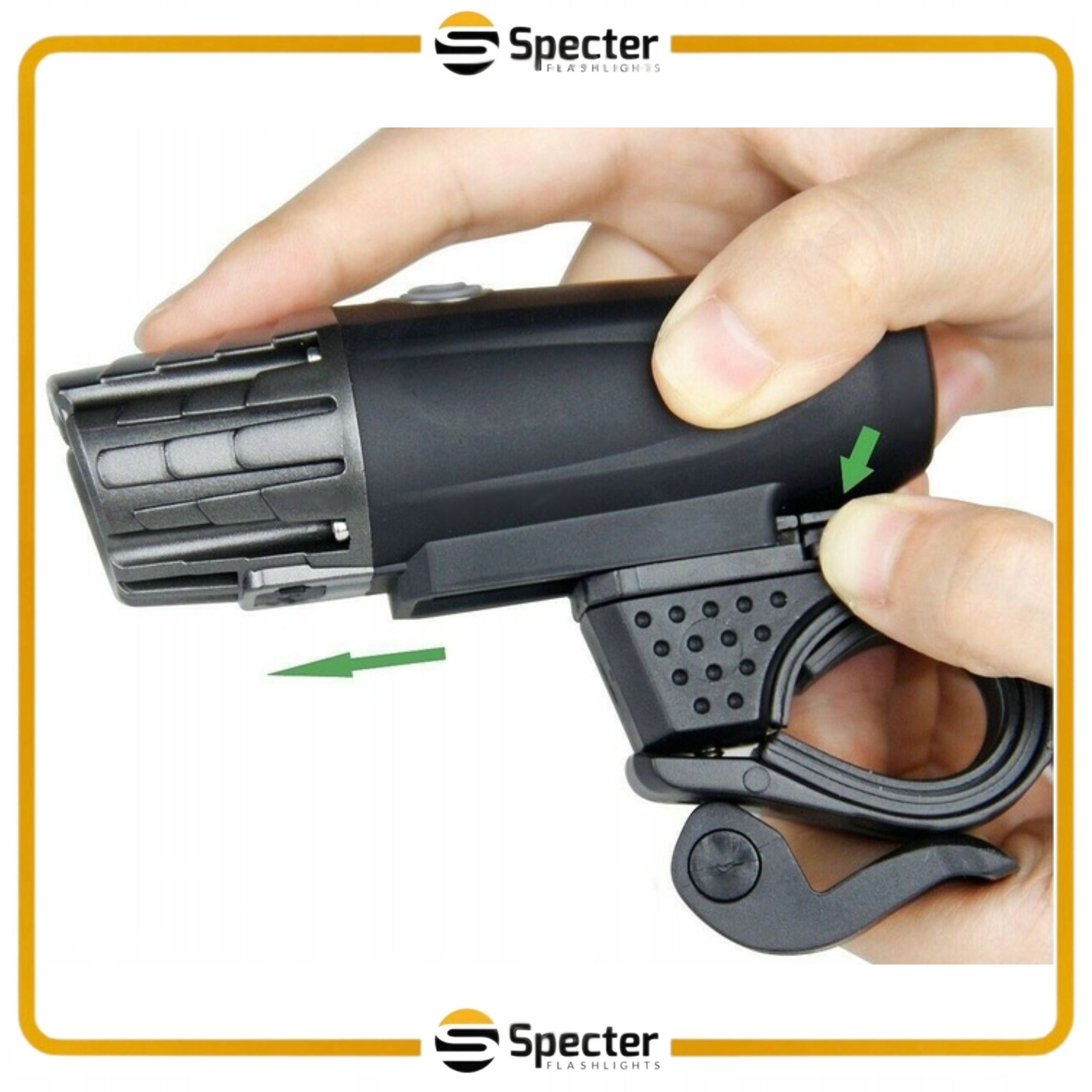 Bike Light RAYPAL RPL2256 200LM USB Waterproof Lightweight 4 LED Modes Kind front-facing