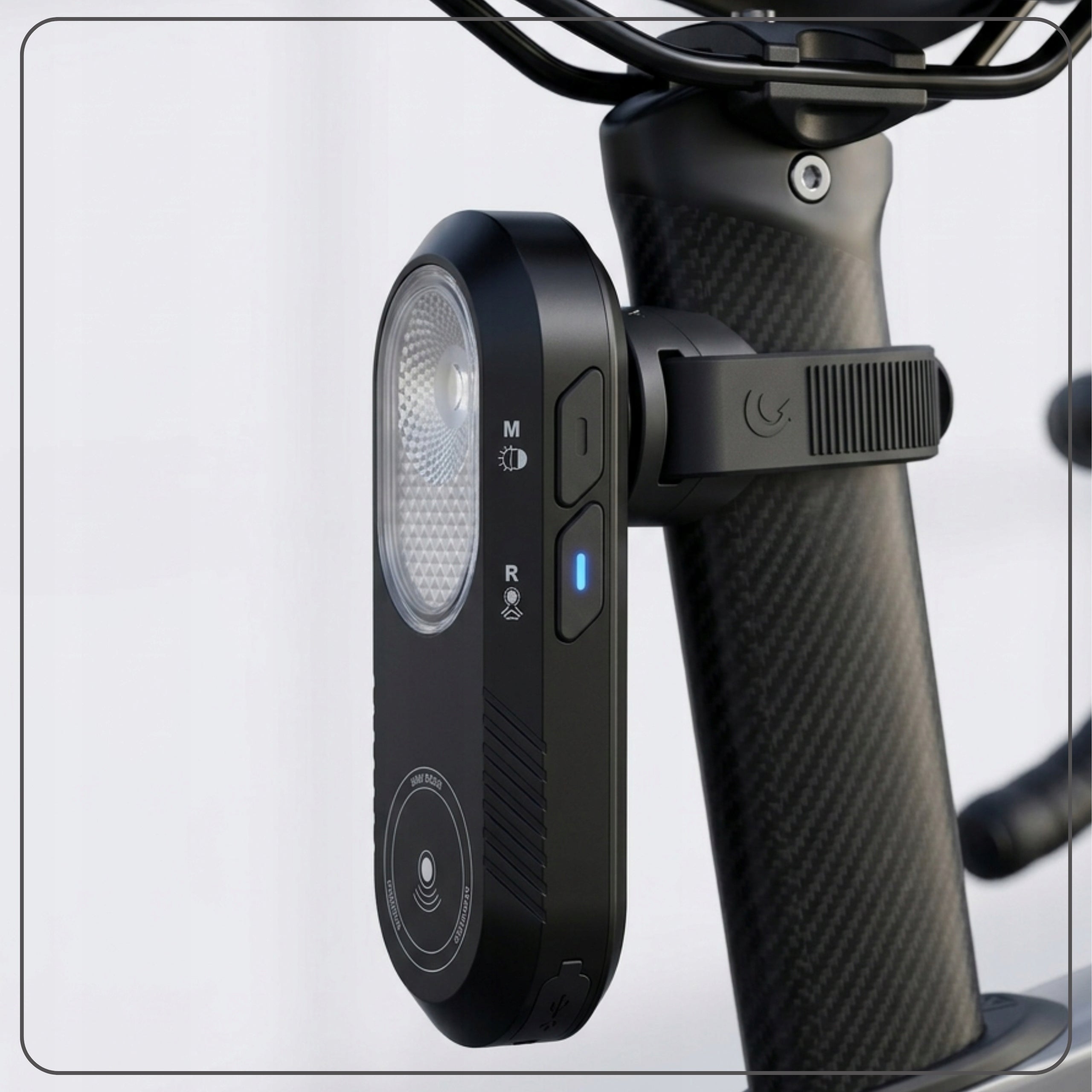 Bike Light Radar Rearview Bike Bluetooth Counter Garmin Kind under the saddle