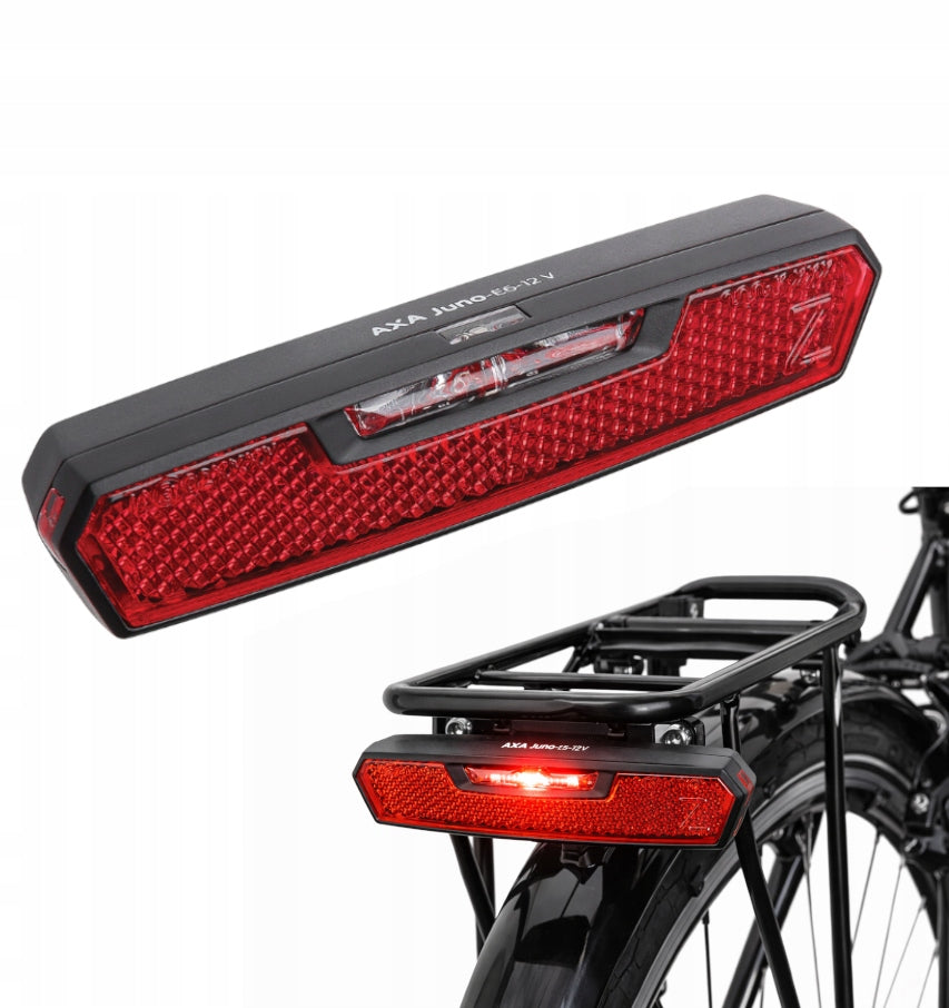 Bike Light Rear Luggage Rack Light STOP AXA Juno E-BIKE 50mm 6-12V
