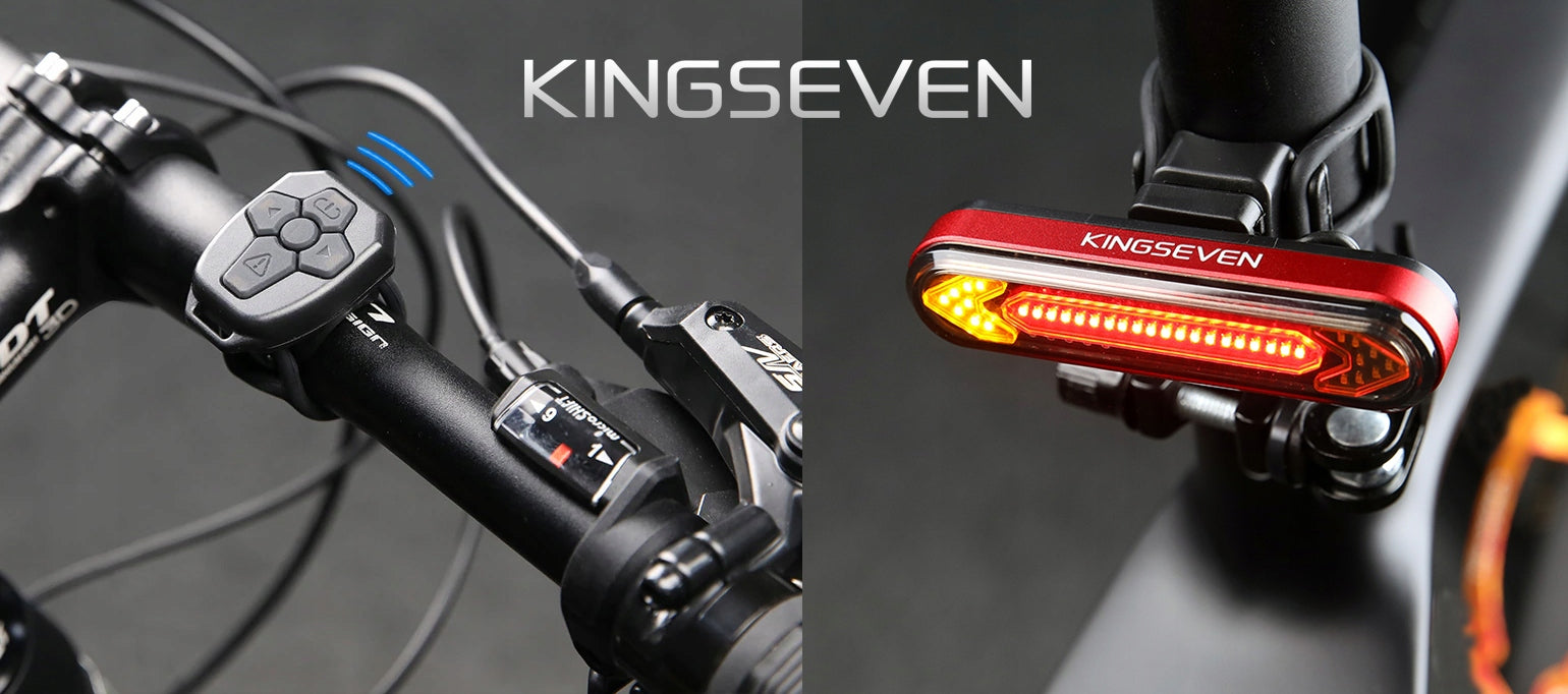 Bike Light Rear USB LED Indicators + Remote Control Model BL-06