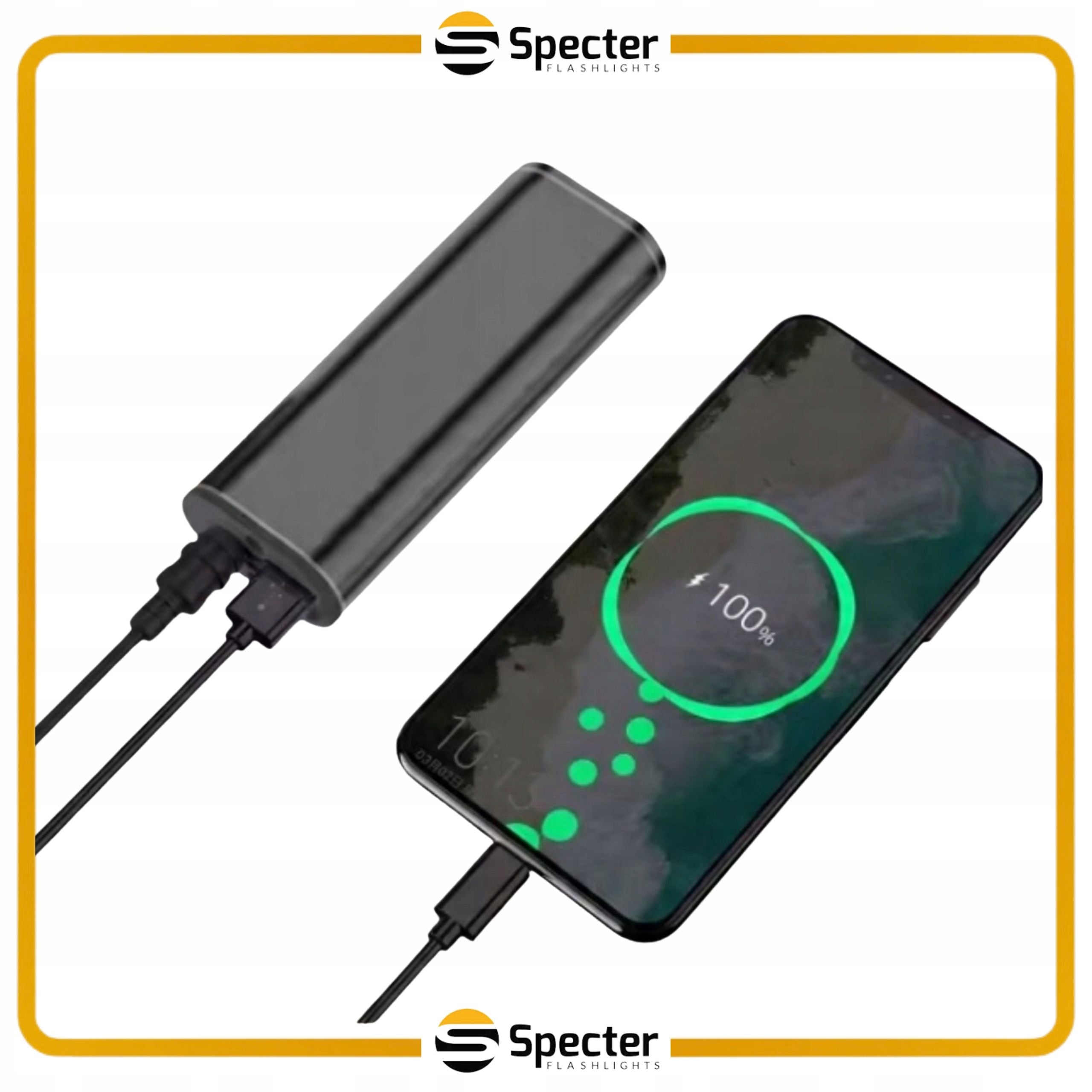 Bike Light SPECTER Cirrus 2000LM Powerbank USB 13 Modes IPX64 Kind front-facing
