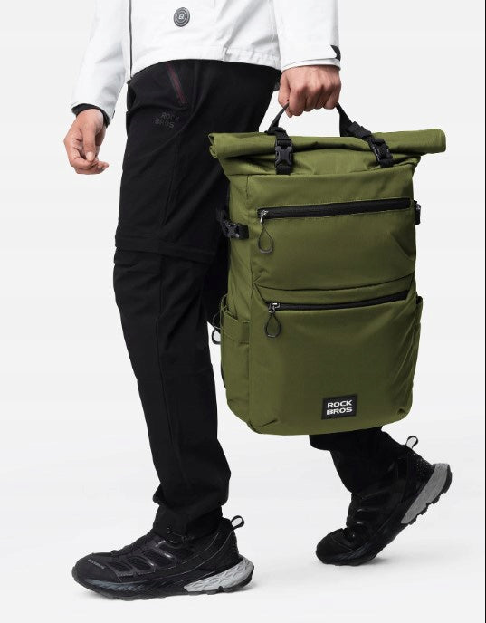 Bike Luggage Bag 3in1 BACKPACK Function 11-16L ROCKBROS A34 Green EAN (GTIN) 8021680721780