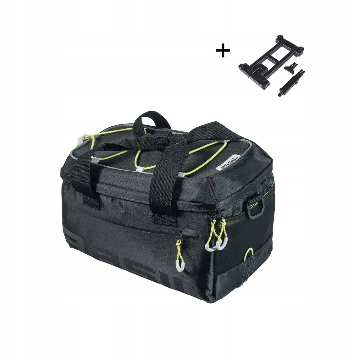 Bike Luggage Bag Basil Miles Trunkbag MIK 7L Black/Lime