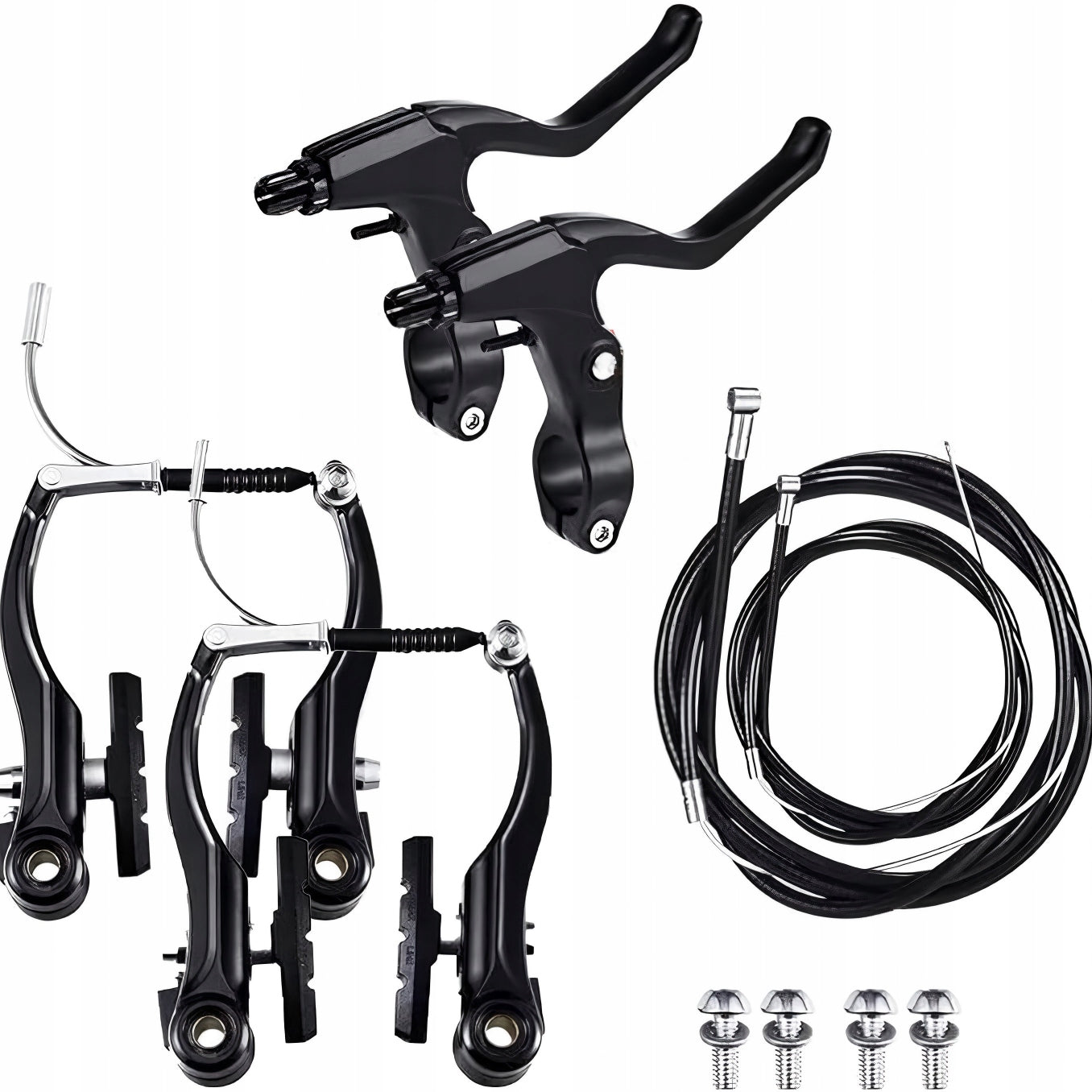 Bike V-Brake Pads 110mm Aluminium Set Front & Rear