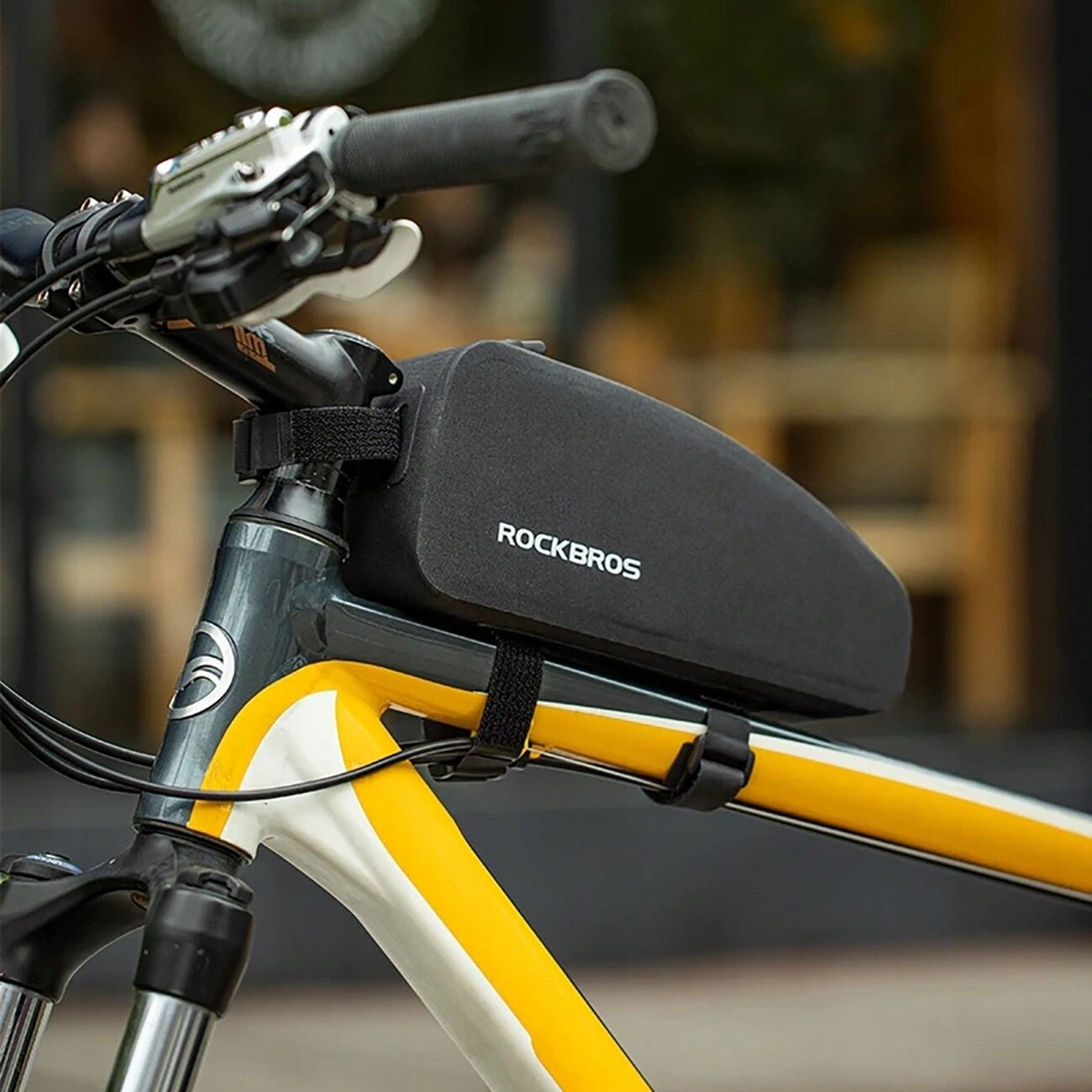 Bike frame bag ROCKBROS AS-019 1.5L Black Dominant material nylon
