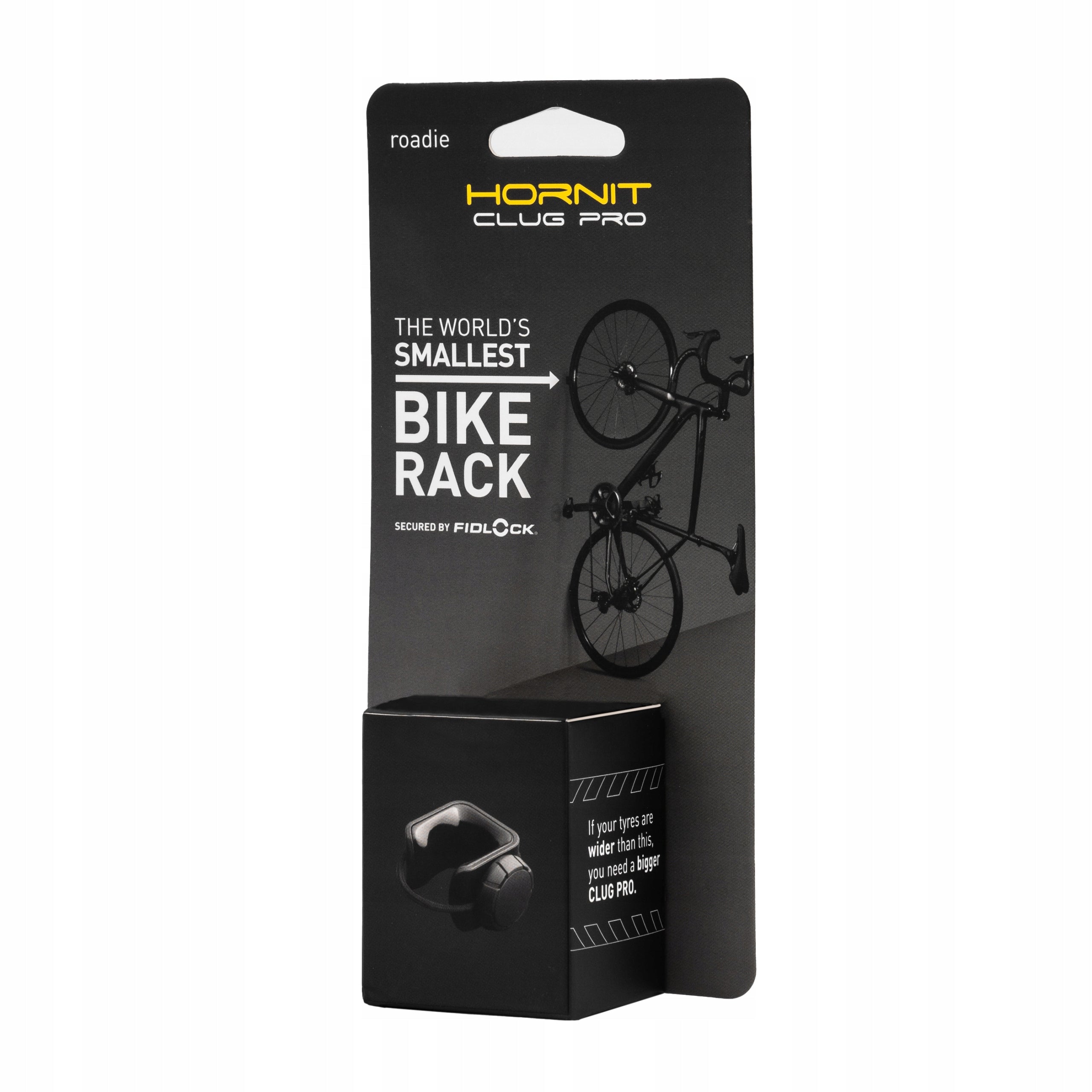 Bike holder HORNIT CLUG PRO Roadie Black S 7761RCP - 23mm-32mm