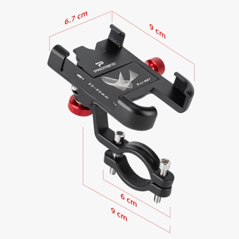 Bike holder for PHONE smartphone 360° adjustable alu (ZR08) Manufacturer code ZR08