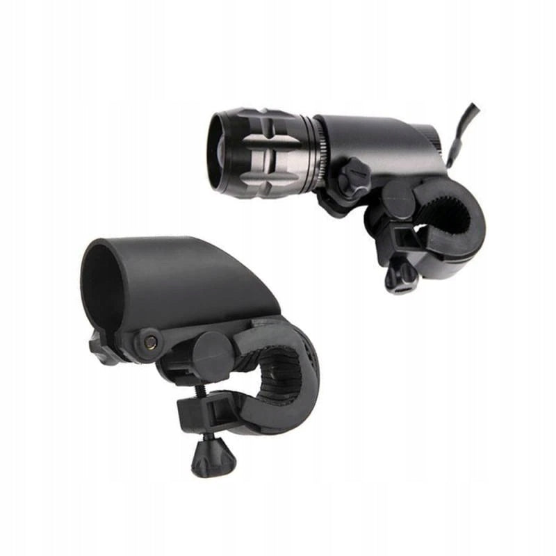 Bike holder for flashlight lamp Universal solid for handlebar Manufacturer code XJ3045