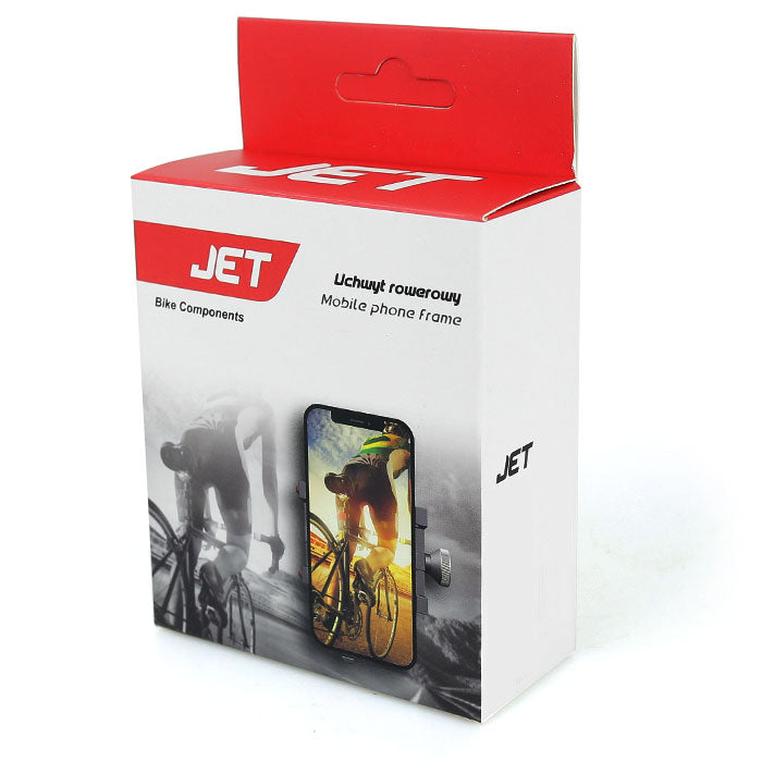Bike holder for smartphone phone JET-735 55-95mm black-red For mobile
