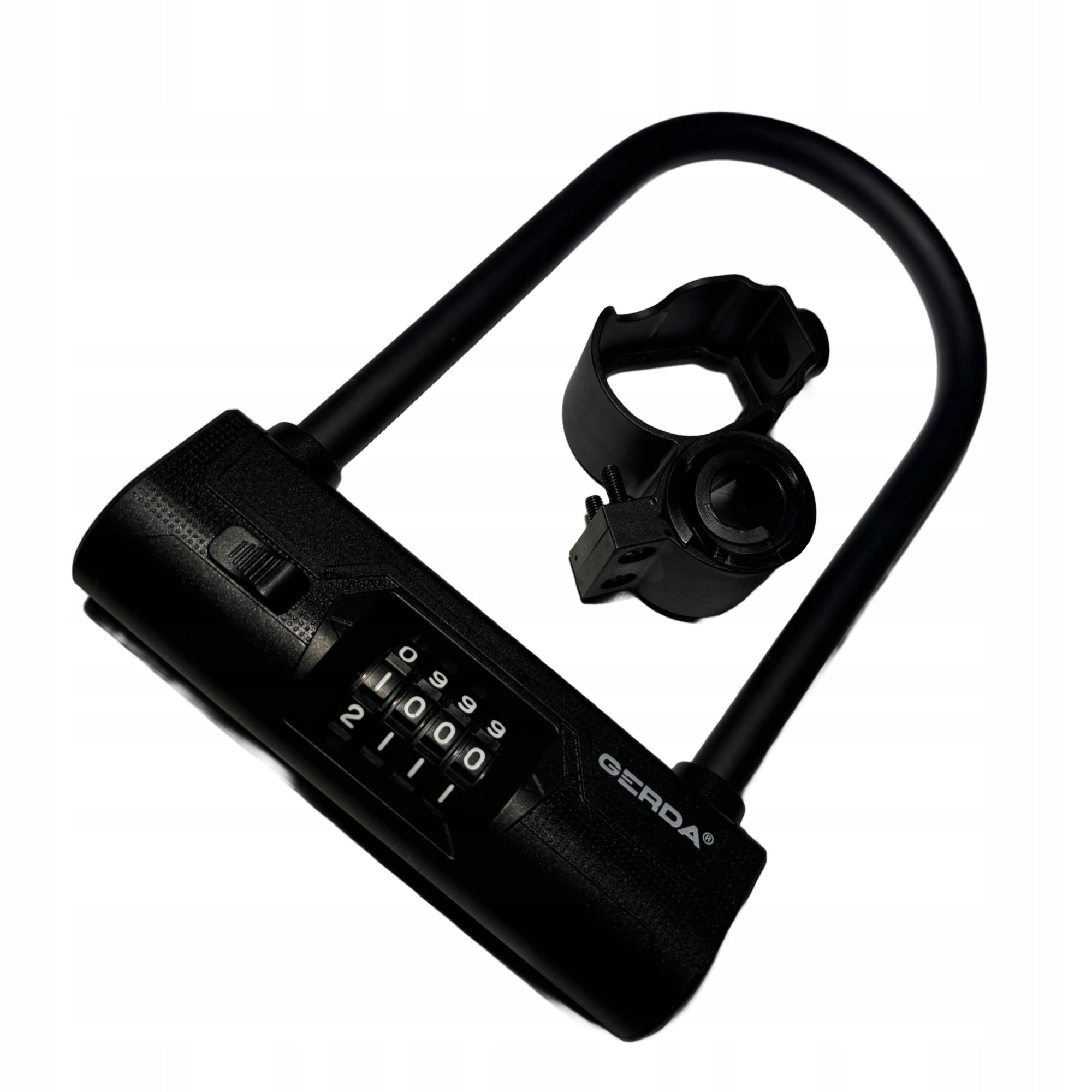 Bike horseshoe lock u-lock with code cipher GERDA ULTRA COMBO 245/153C Brand Gerda