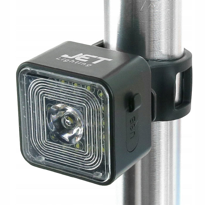 Bike lamp for backpack bike front AU136F "CUBE" 100 lumens USB L350 Color black
