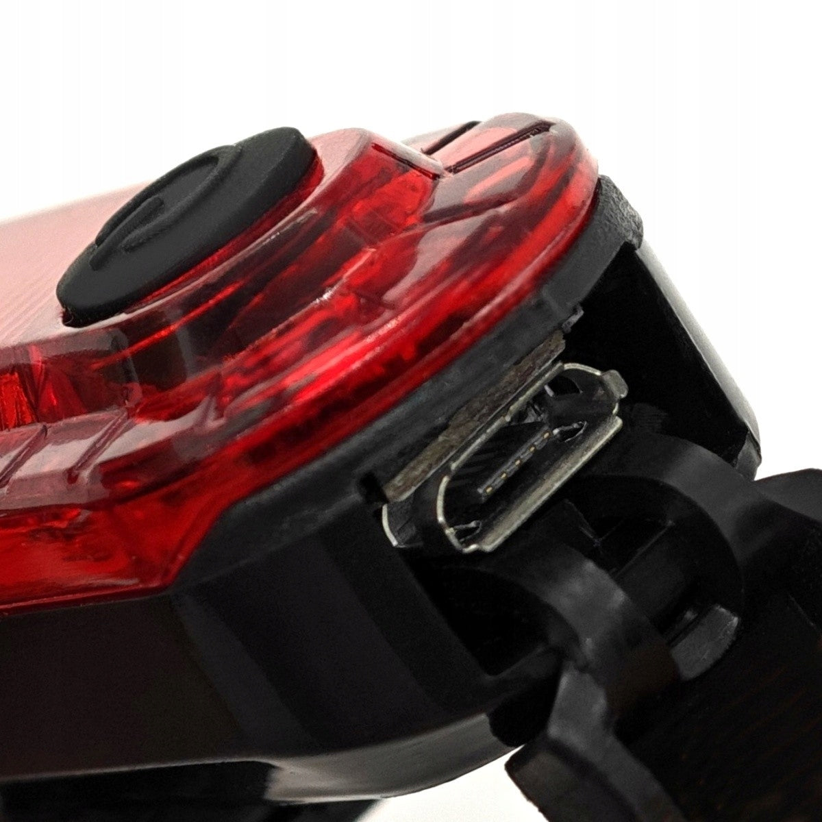 Bike light 4 operating modes USB red Color red