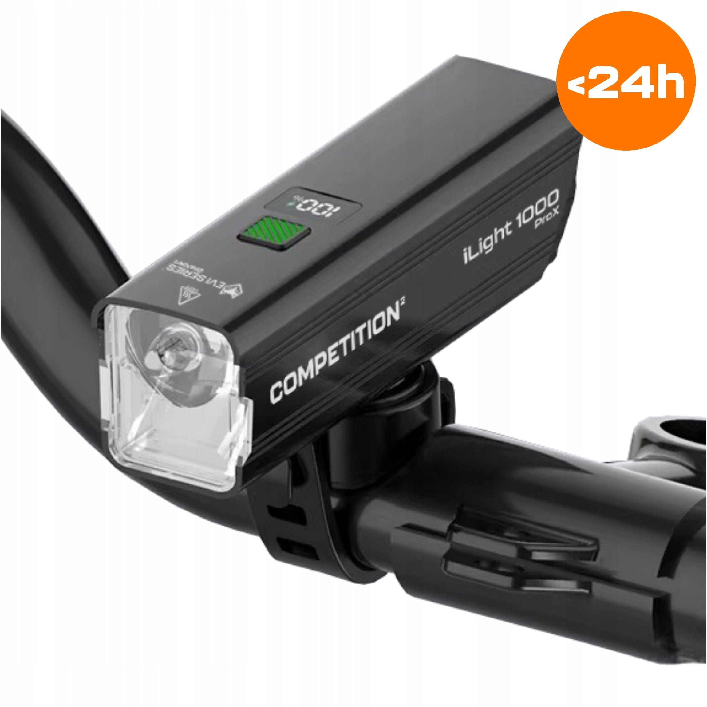 Bike light FRONT + REAR iLight 1000 ProX and rear POWERFUL LIGHT BIKE Kind set