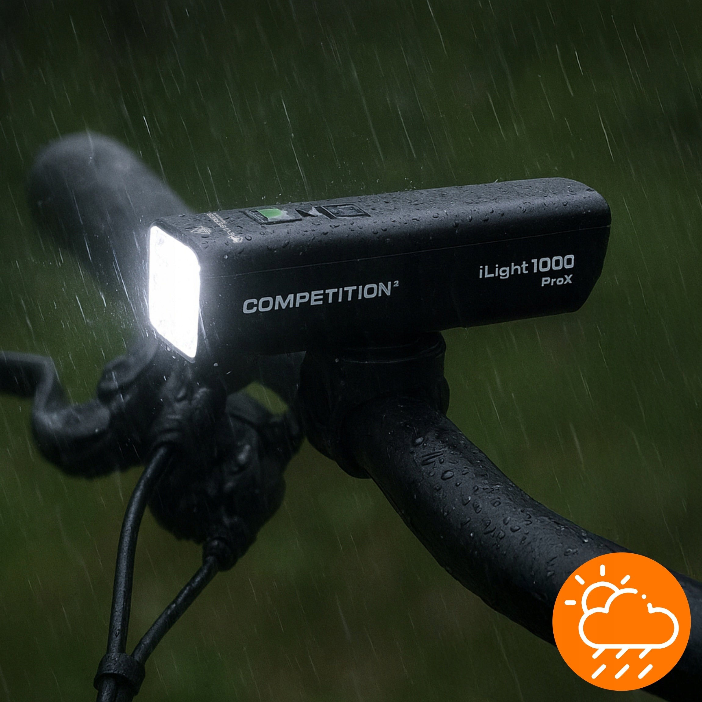 Bike light FRONT + REAR iLight 1000 ProX and rear POWERFUL LIGHT BIKE Manufacturer code SHP-1024