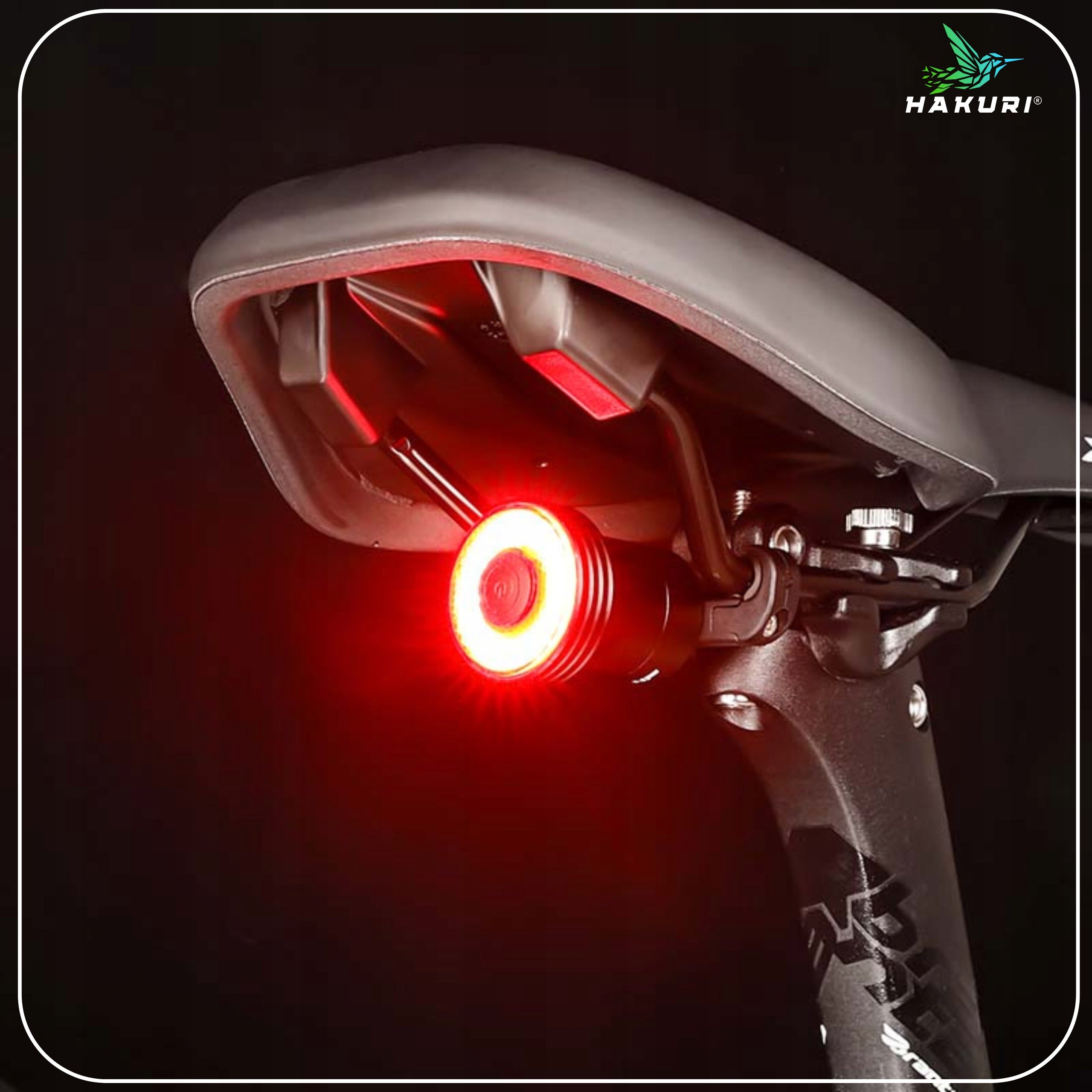 Bike light REAR lighting brake detection 5 modes H5 HAKURI Light source LED