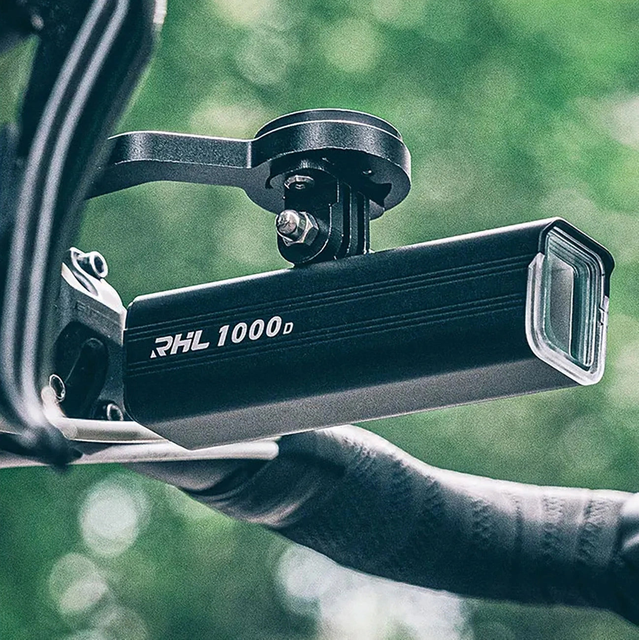 Bike light Rockbros RHL1500 front 5000mAh 1500lm IPX6 - black Product weight with unit packaging 0.5 kg