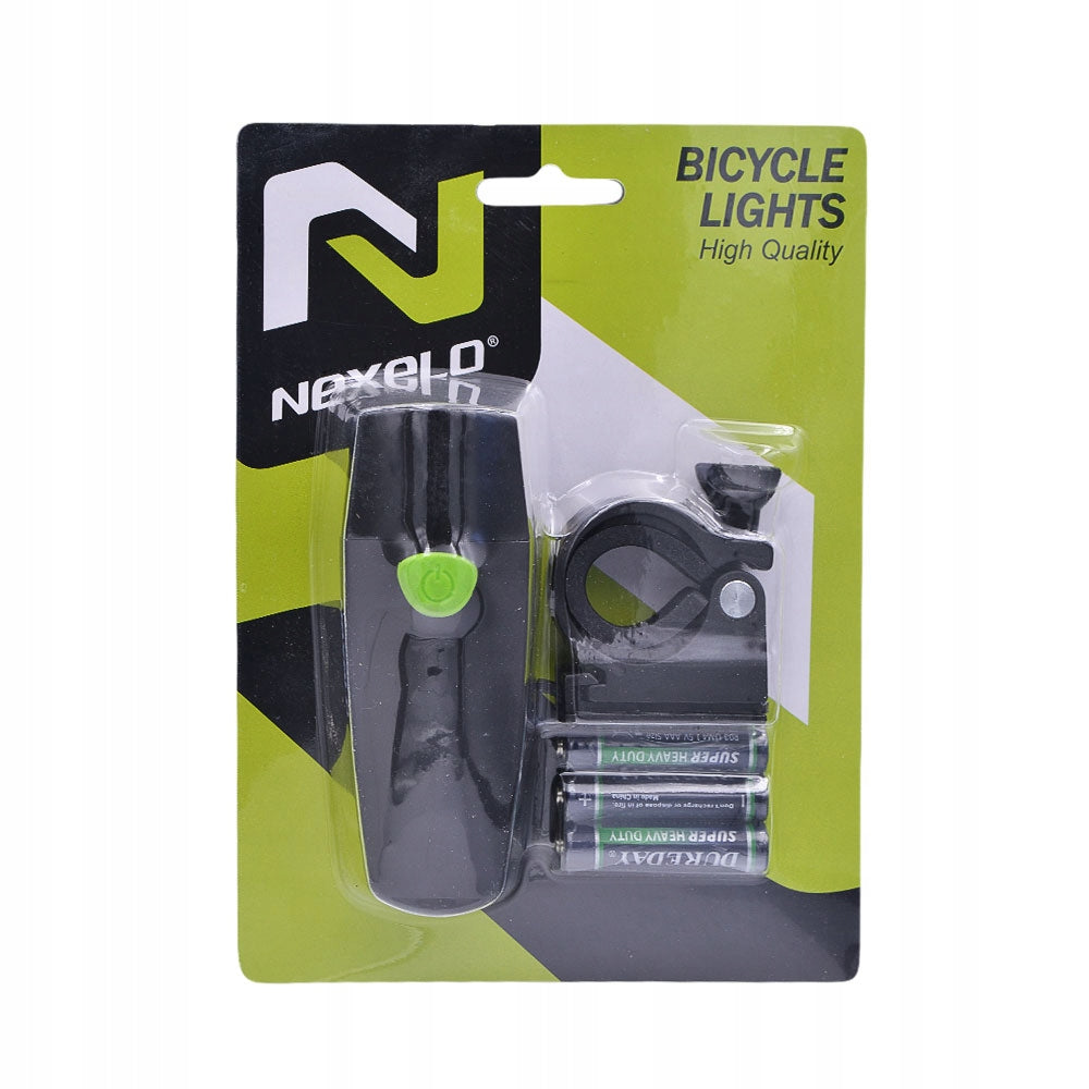 Bike light front bike lamp front battery 3 functions LED Kind front-facing