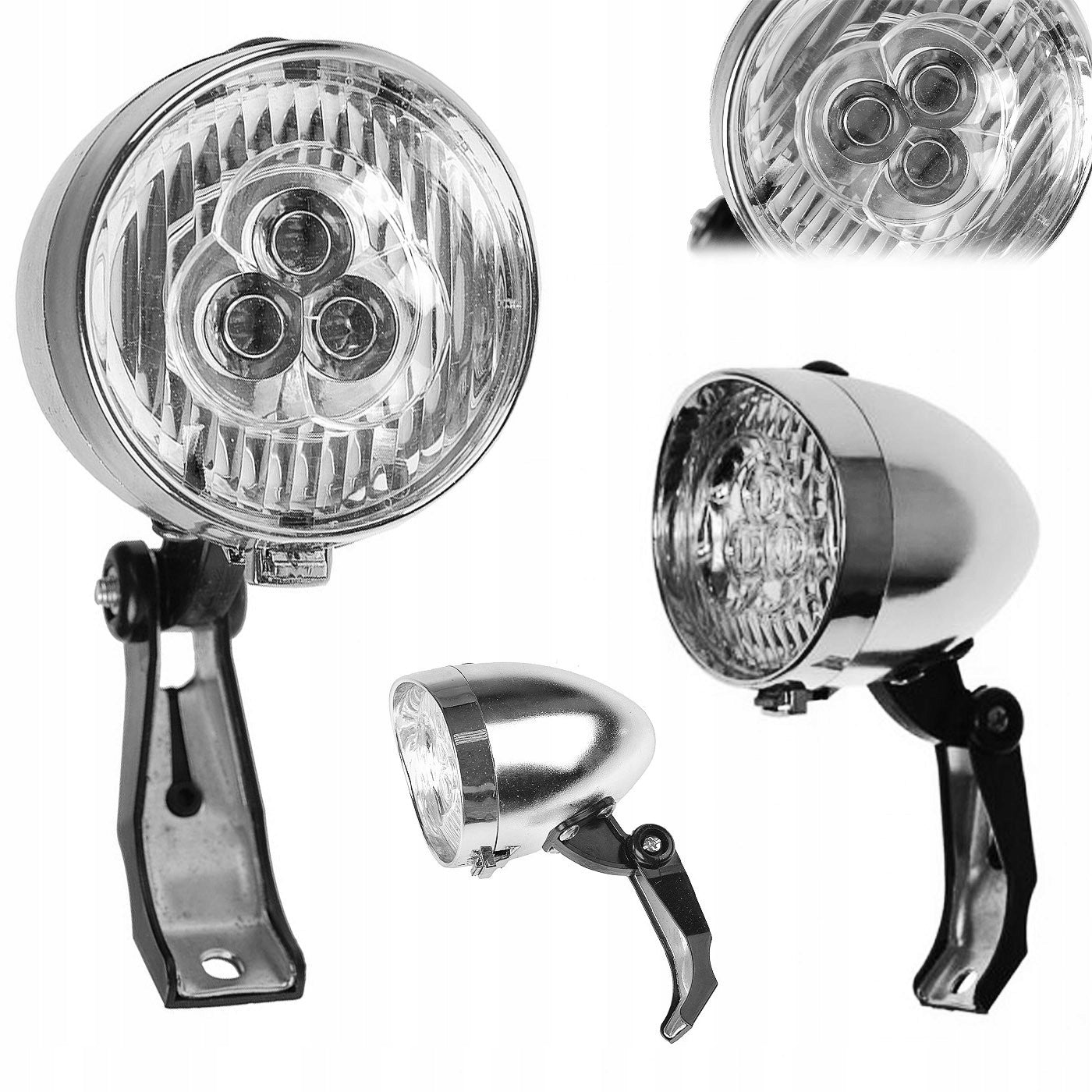 Bike light front lamp for bike front 3 LED L177115NEX
