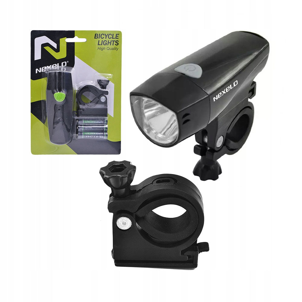 Bike light front lamp for bike front battery LED 3 functions NEW