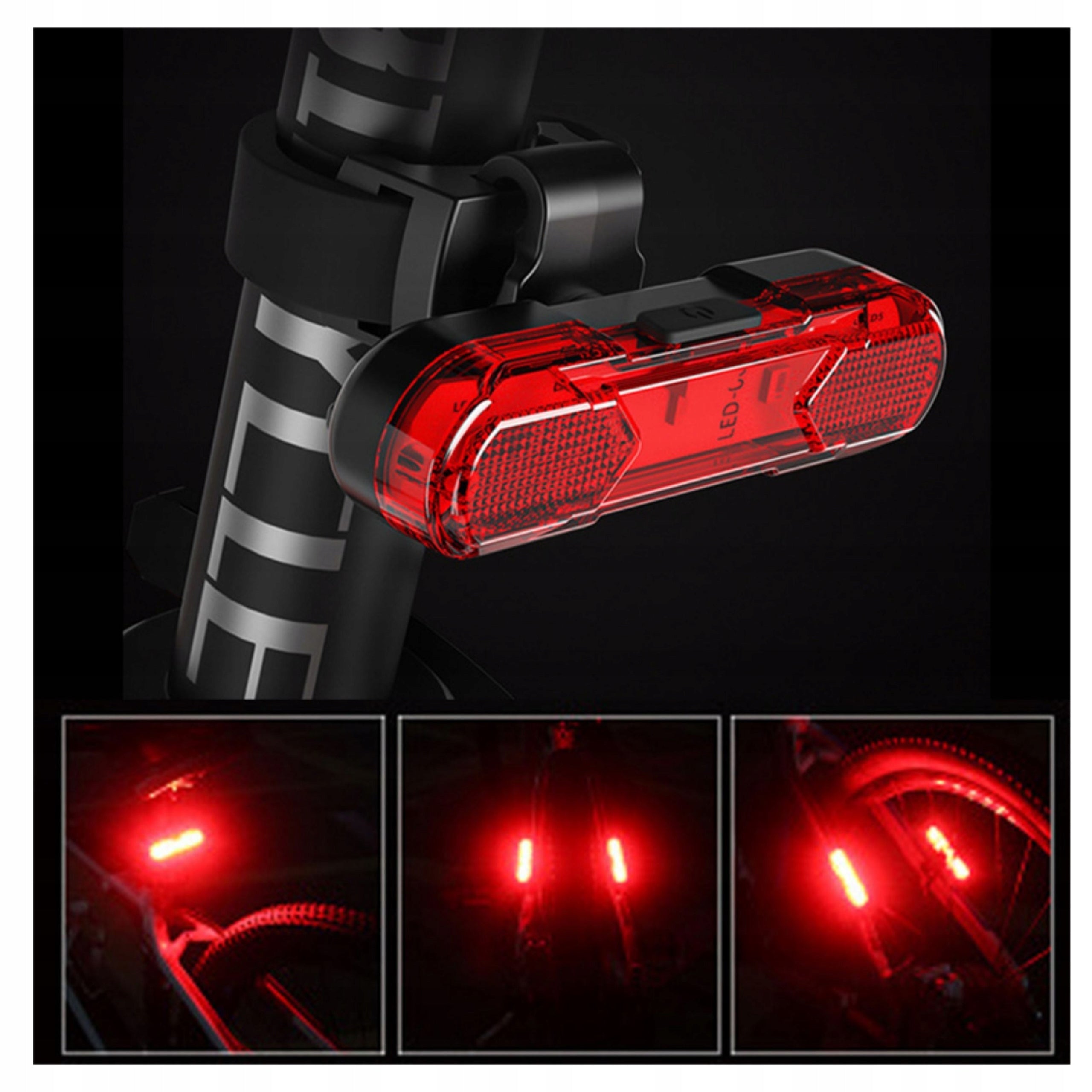 Bike light front rear LED 1000lm long working time premium set Manufacturer code 5907006041370
