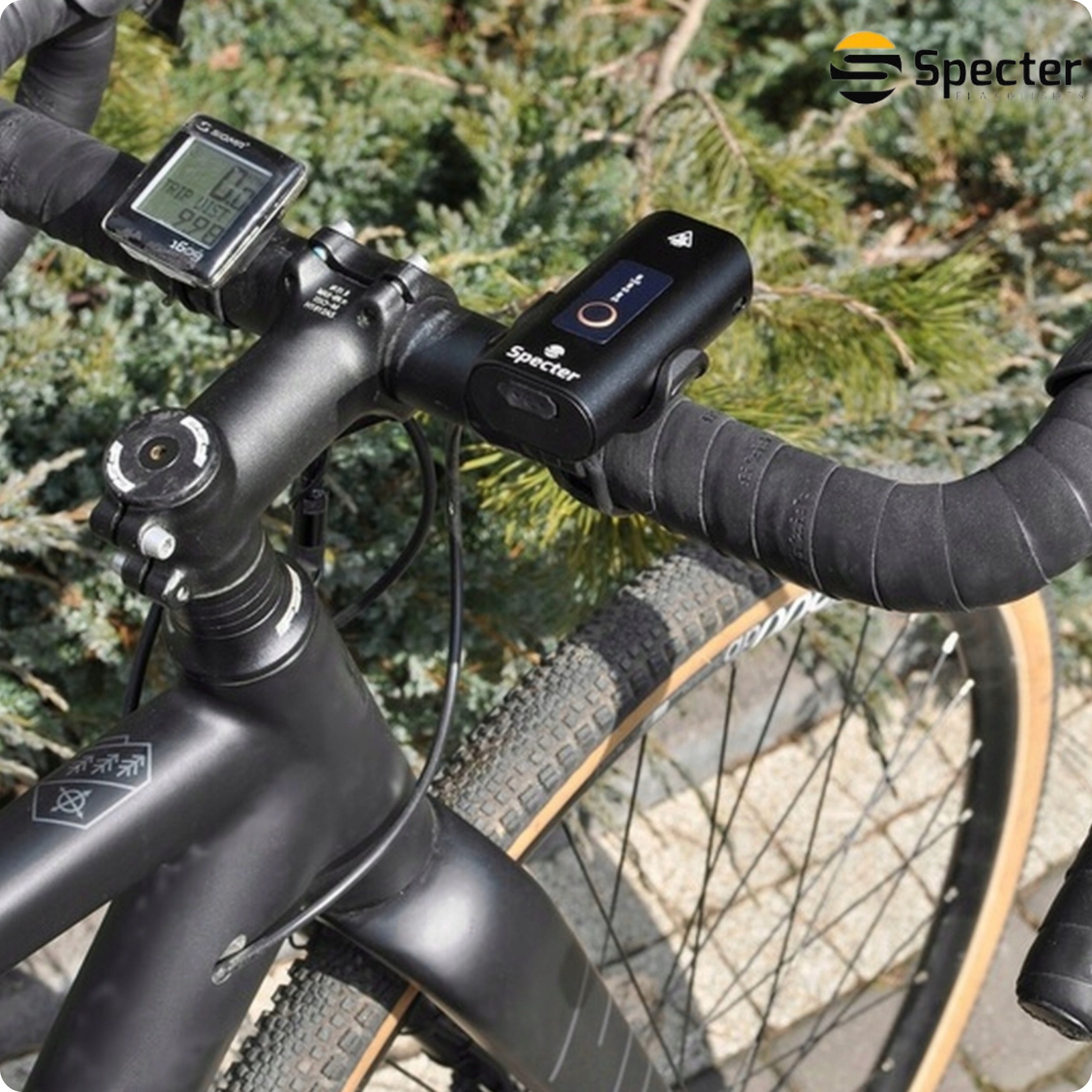 Bike lighting front light Specter Optima450 5 modes USB 1800mAh Manufacturer code 5908263345232