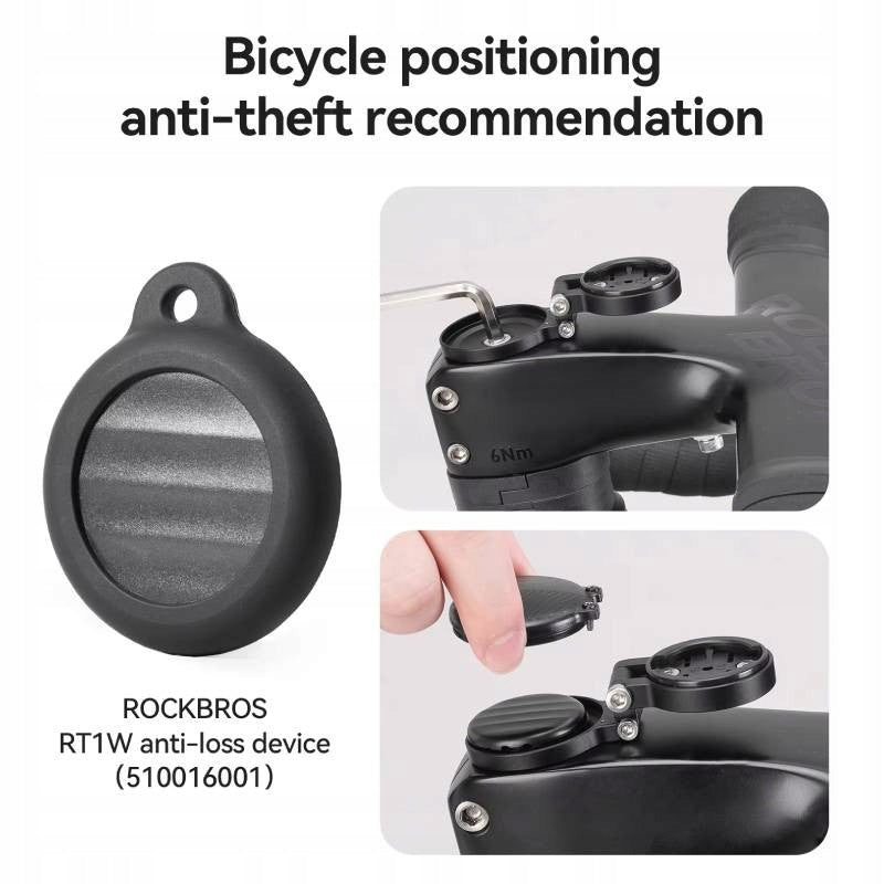 Bike meter holder mounted on the rudder ROCKBROS - 3 interchangeable bases For multipurpose