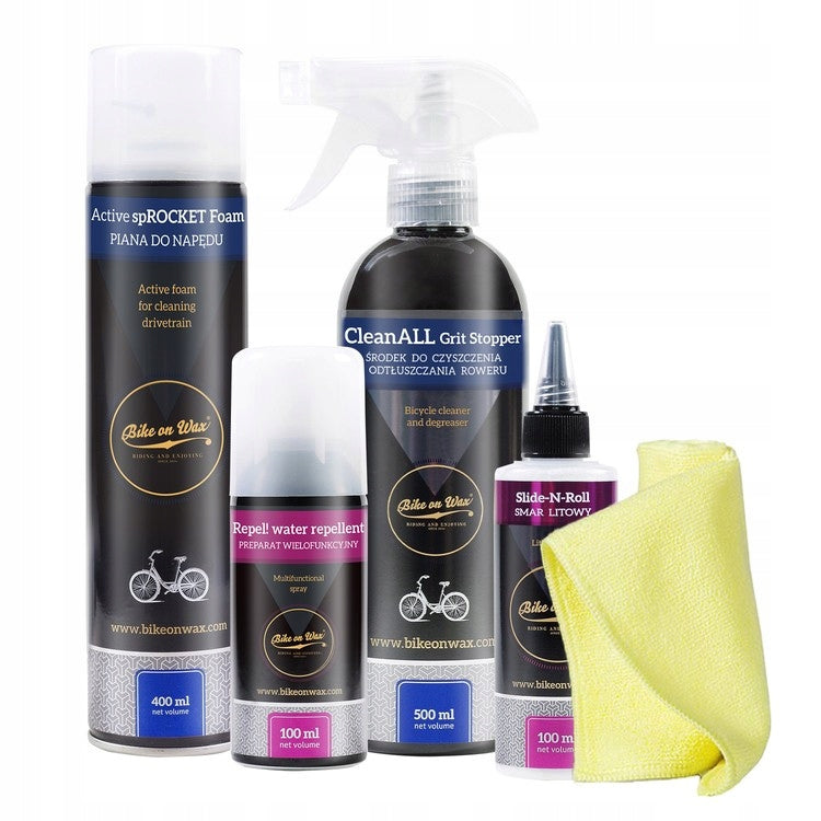 Bike on Wax YOUNG MECHANIC KIT for lubrication and maintenance