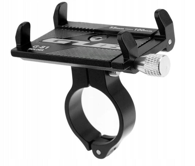 Bike phone holder GUB G-81 aluminium 55-100mm 3-6,8" Product weight with unit packaging 0.3 kg