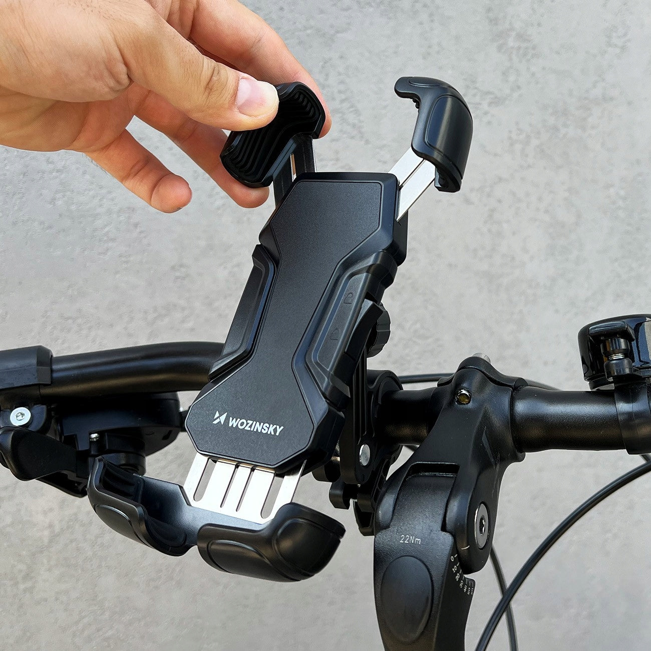 Bike phone holder for Wozinsky scooter up to 7,1'' Manufacturer code WBHBK6