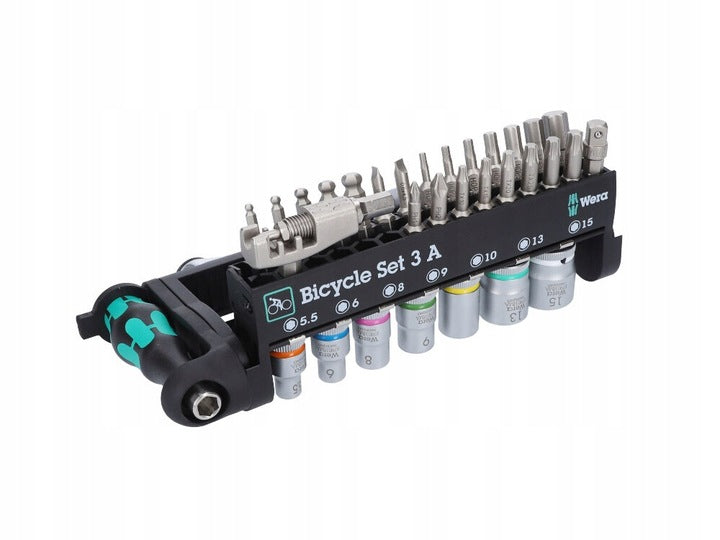 Bike tool set Wera bicycle set 3 A W05004183001 socket wrenches EAN (GTIN) 4013288227607