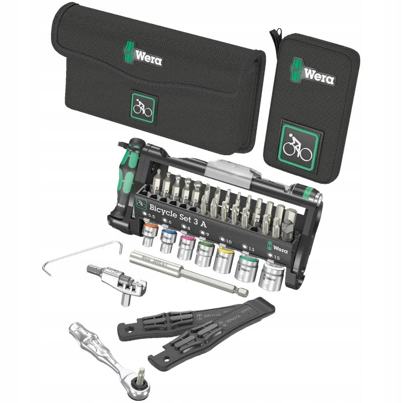 Bike tool set Wera bicycle set 3 A W05004183001 socket wrenches