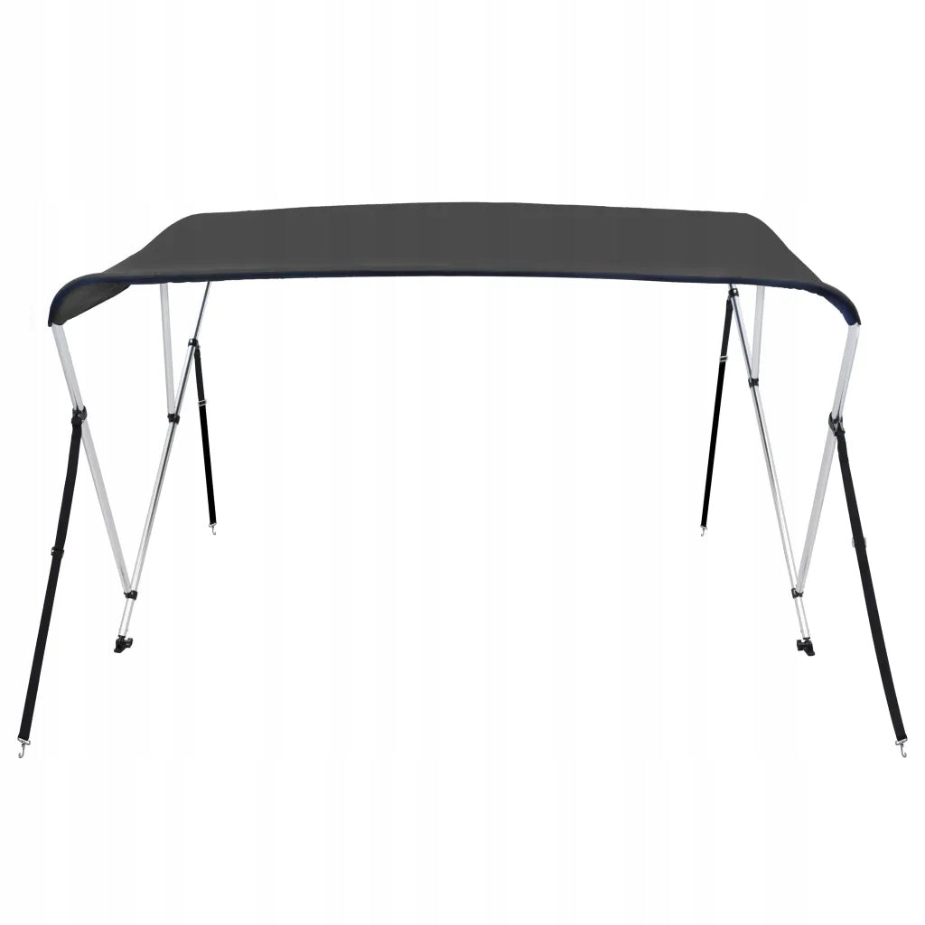 Bimini canopy for boat, 3 headbands, anthracite, 183x160x137 cm Brand Kormoran