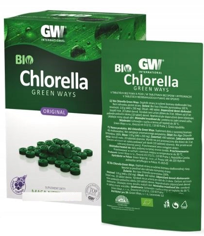 Bio Chlorella Pyrenoidosa GREEN WAYS tablets 440 pcs. 110g 1sasz.