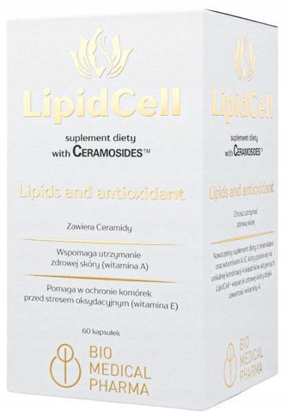 Bio Medical Pharma LipidCell CERAMIDES VITAMIN A E SKIN 60 capsules Manufacturer code 5905669622158