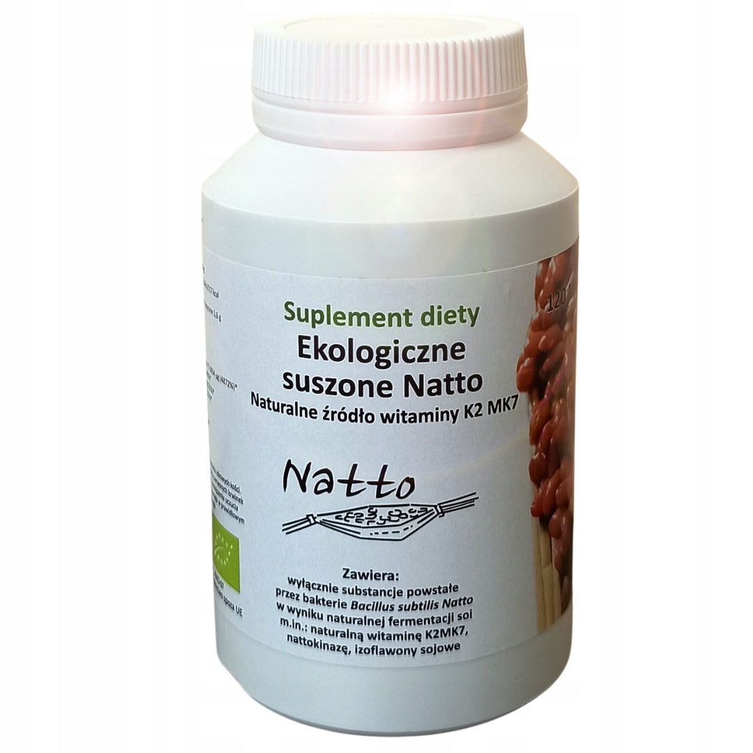 Bio NATTO Vitamin K2 mk-7 and Nattokinase 120 capsules