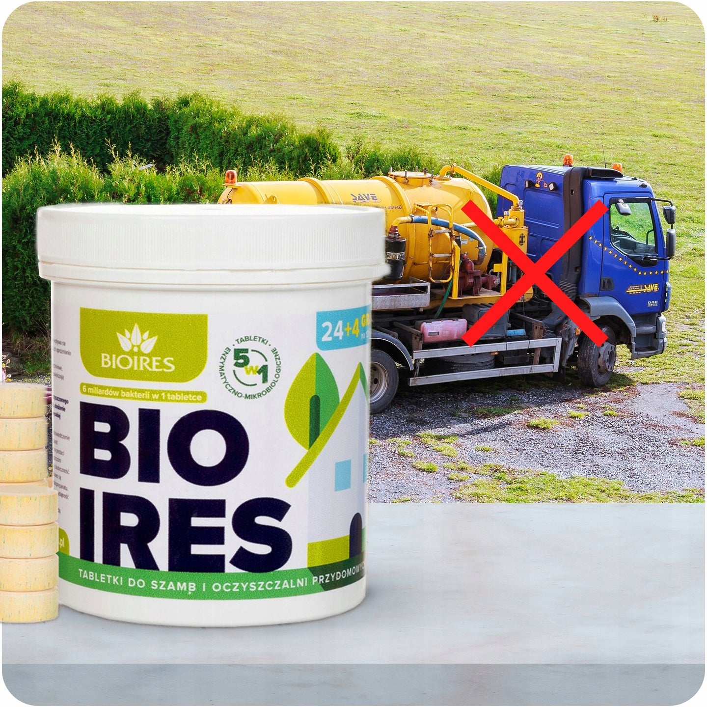 Bio tablets bacteria for septic tank treatment plant stock for a year strong preparation Manufacturer Biobakt