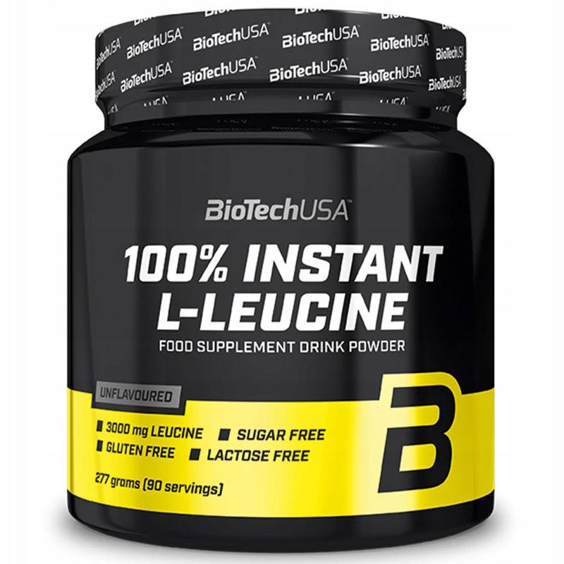 BioTech 100% Instant L-leucine amino acids leucine 277g Natural