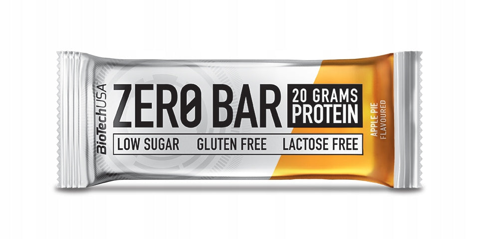 BioTech Bar Zero Bar 50g Protein Bar Apple pie