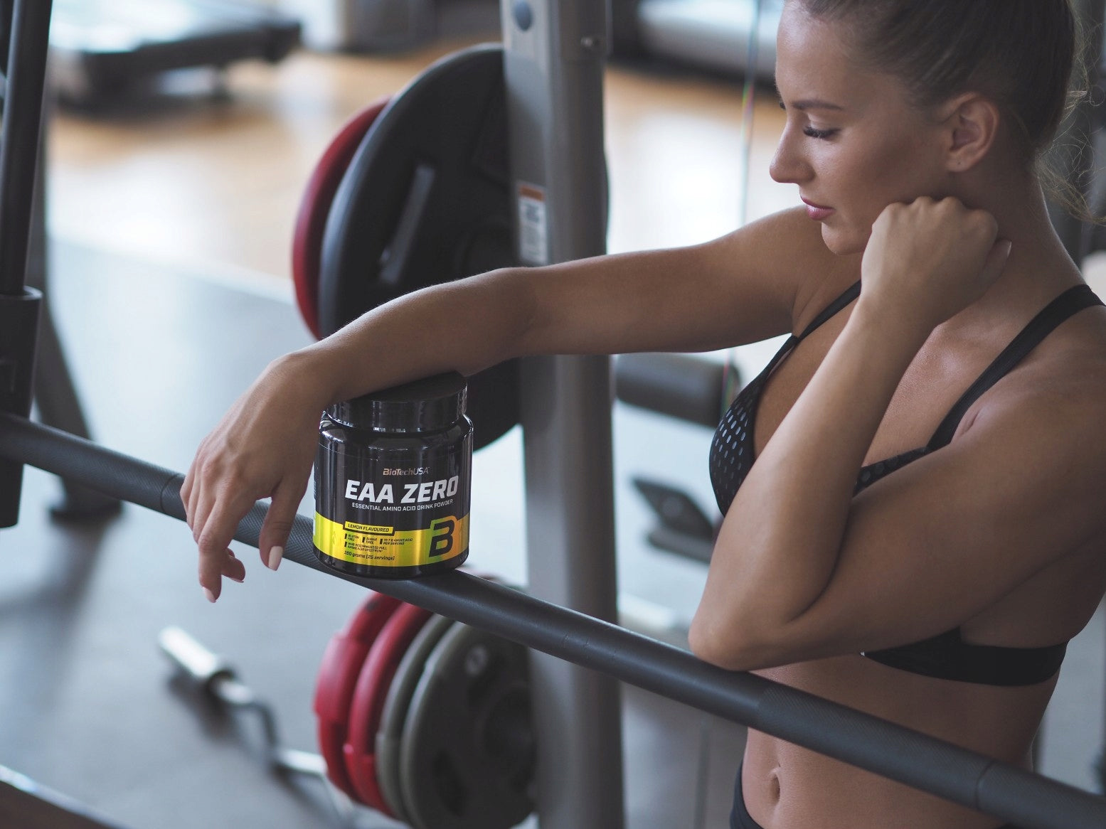 BioTech EAA Zero 350g Essential Amino Acids L-Glutamine Lemon Brand BioTechUSA