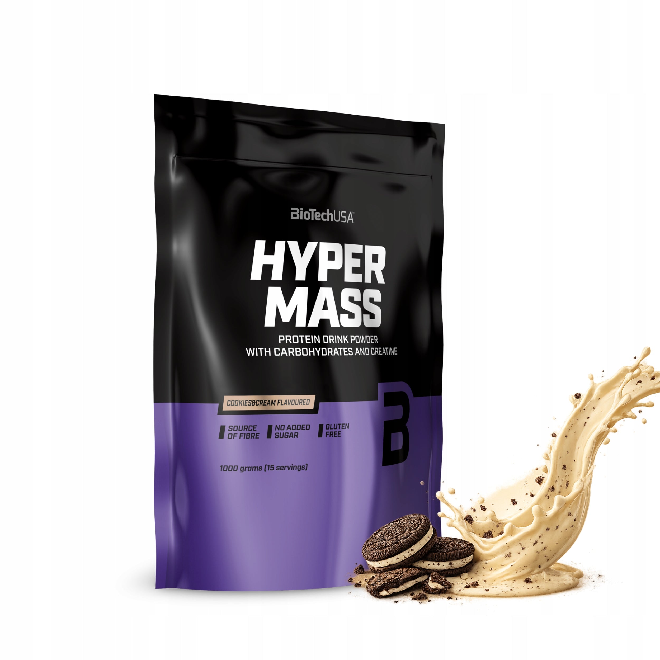 BioTech HYPER MASS GAINER FOR MUSCLE MASS Protein 1000g Cookie