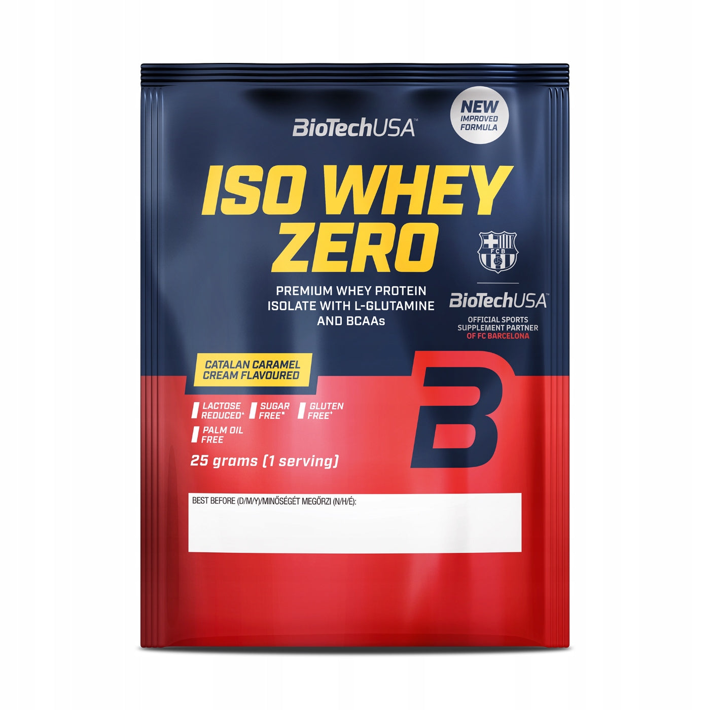 BioTech Iso Whey Zero 25g Catalan Caramel Cream Protein Conditioner Isolate WPI
