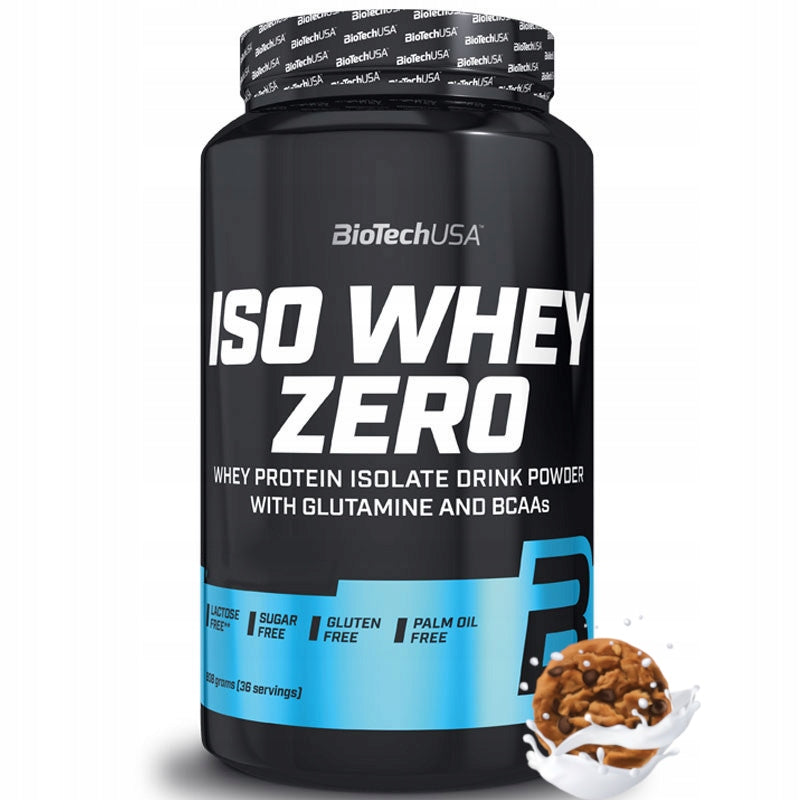 BioTech Iso Whey Zero Protein 908g Cookie EAN (GTIN) 5999076212866