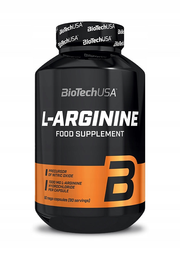 BioTech L-Arginine 90 caps. L-Arginine Amino acids