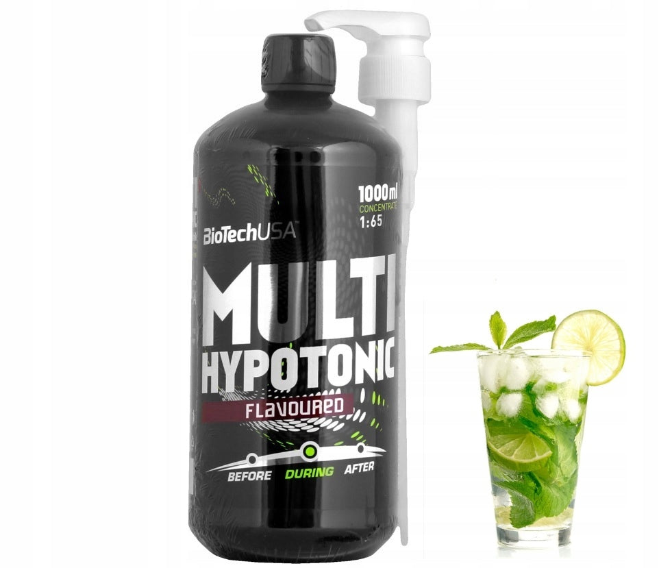 BioTech Multi Hypotonic 1000 ml Isotonic Drink Concentrate 1:65 Mojito